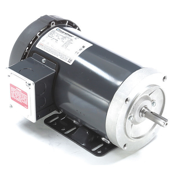 Marathon Motors 3-Phase General Purpose Motor, 3 HP, 56HC Frame, 575V AC Voltage, 3450 Nameplate RPM 056T34F15593