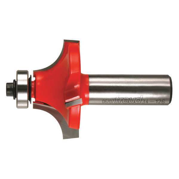 Freud Roundover Router Bit, 1-5/8" Cutting Dia. 34-126