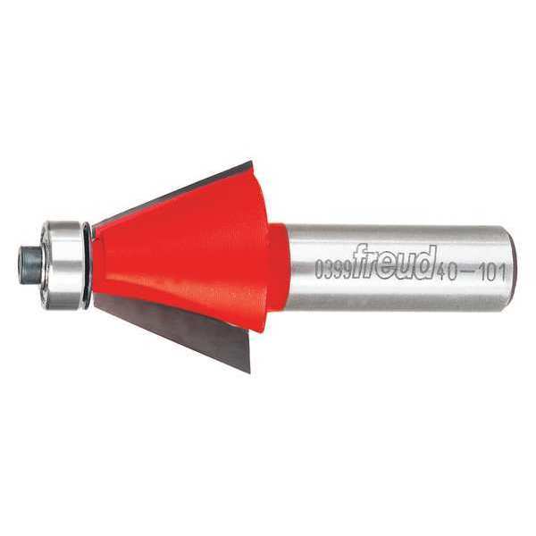 Freud Chamfer Router Bit, 1-1/4" Cutting Dia. 40-101