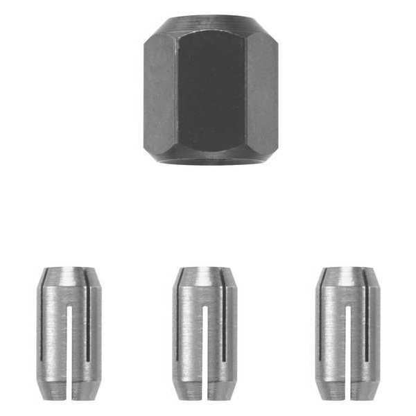 Bosch Collet Set, 1/8" to 1/4" Size/Range CN1