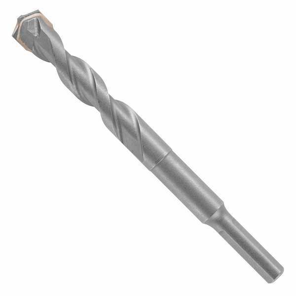 Bosch 2-Cutter Hammer Drill Bit, Three-Flat Shank 5/8" x 6"L, Round LBH012