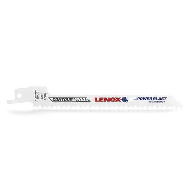 Lenox 6" L x Nail Embedded Wood Cutting Reciprocating Saw Blade 20556676RC