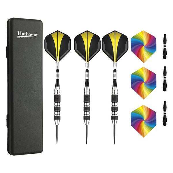 Hathaway Tip Darts, Tempest Color, Steel Tip, PK3 BG1056