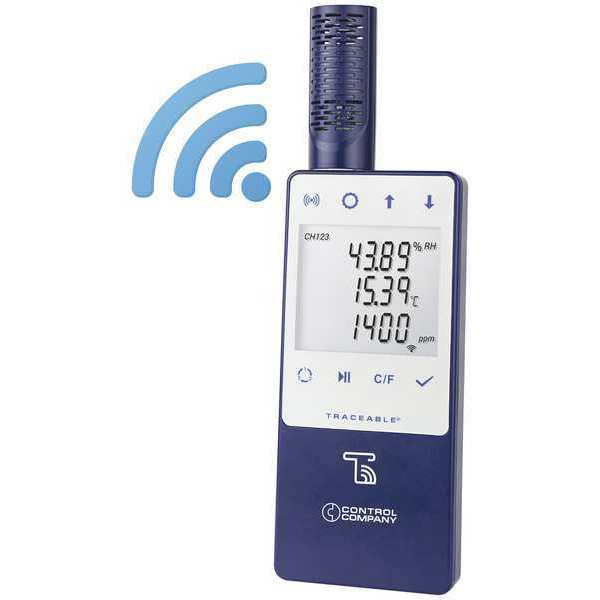 Traceable Data Logging Meter, 32 deg. to 122 deg.F 6525