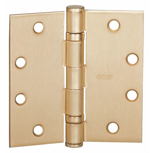 Best 2" W x 4-1/2" H Satin Brass Door and Butt Hinge FBB17945X45DOORHINGE4STL