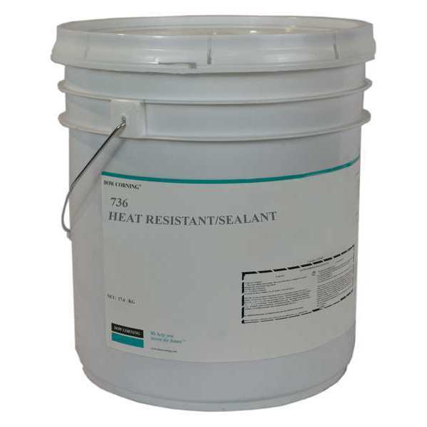 Dow Multipurpose Heat Resident Sealant, 624 oz, Red, Temp Range -85 To 500 Degrees F 3145824