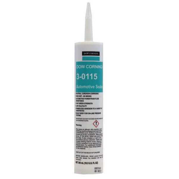 Dow Multipurpose Auto Sealant, 305 mL, Gray, Temp Range -20 Degrees  to 120 Degrees F 3104087