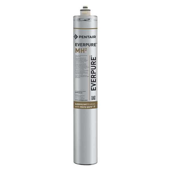 Everpure Quick Connect Filter, 1.7 gpm, 0.5 Micron, 3-1/4" O.D., 20 3/4 in H EV961321-75