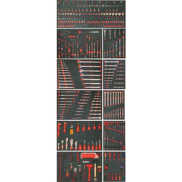 Proto Tool Set, General Purpose, 1046 pcs. JCS-1046MASBX3K