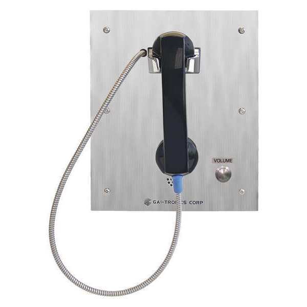 Hubbell Gai-Tronics Autodial Telephone, Analog, Silver 277-005