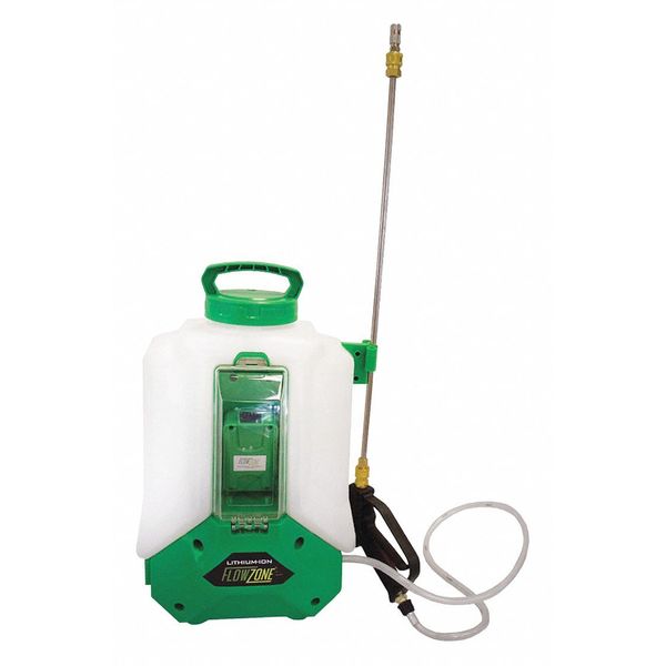 Flowzone 4 gal. Backpack Sprayer, Polyethylene Tank, Cone Spray Pattern, 60 in Hose Length FZVAAJ-2.5