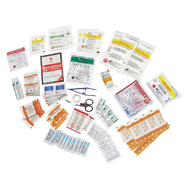 Zoro Select First Aid Kit Refill, Cardboard, 25 Person 9994-2150