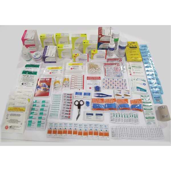 Zoro Select First Aid Kit Refill, Cardboard, 200 Person 9995-7502