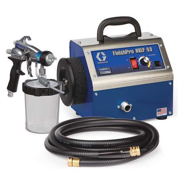 Graco HVLP Paint Sprayer, 4 Stages, 1 qt. Tank 17N264