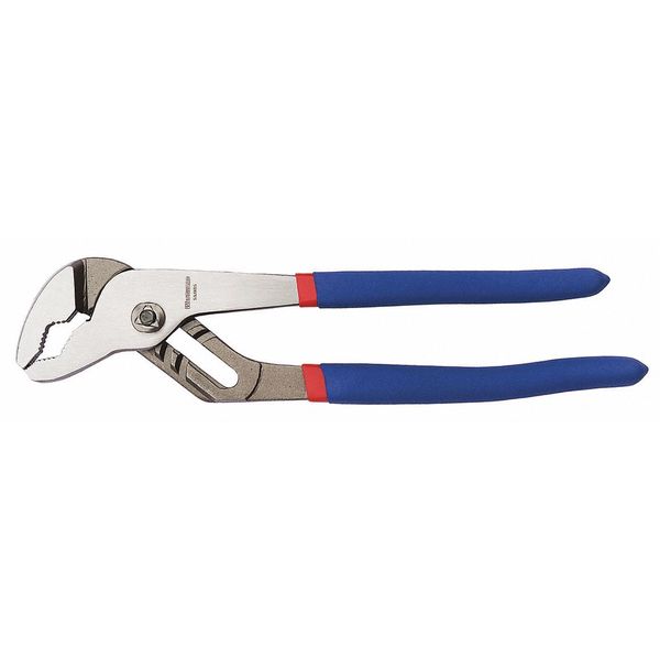 Westward 10 in V-Jaw Tongue and Groove Plier, Serrated 53JX05