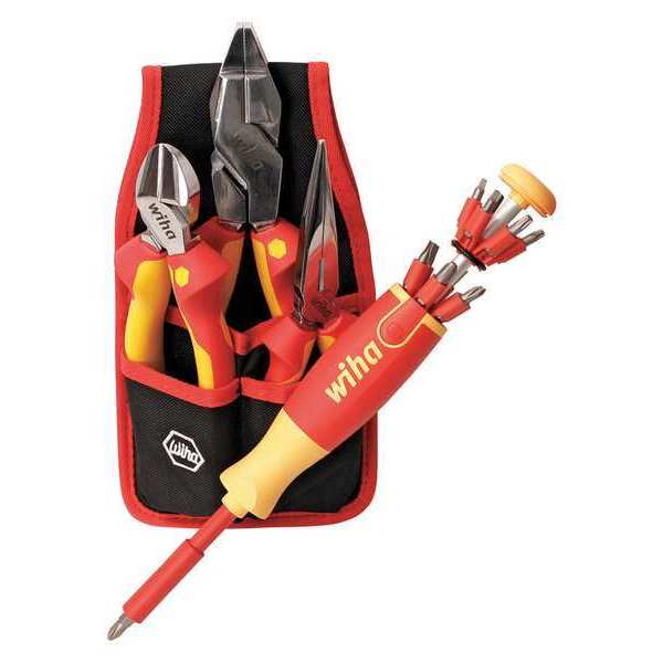 Wiha Insulated Tool Set, 16 Pieces, 1000VAC Max 32886