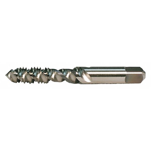 Widia Spiral Flute Tap, #12-24, Bottoming, UNC, 3 Flutes, Uncoated 16016