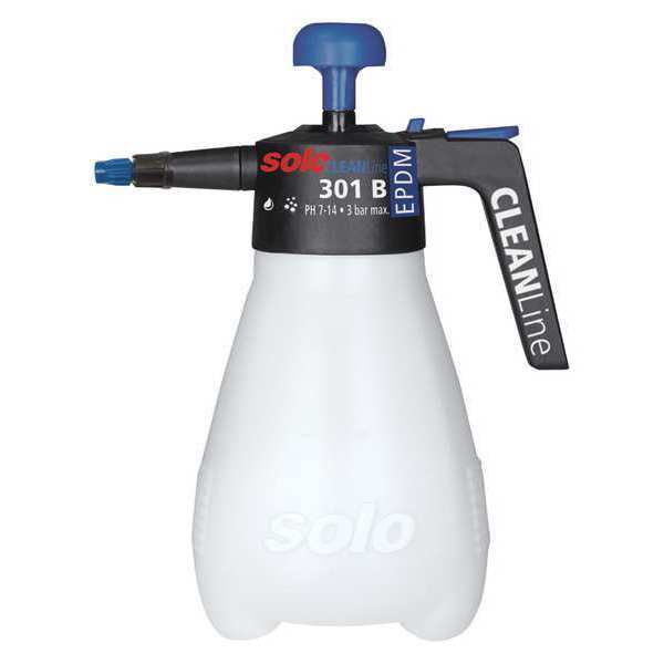 Solo 11/32 gal. Clean line Handheld Sprayer, HDPE Tank, Cone, Fan, Jet Spray Pattern, 45 psi Max Pressure 301-B