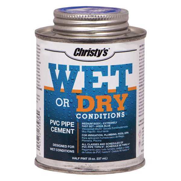 Christys Pipe Cement, Aqua Blue, 8 oz. RH-WET-HP-24