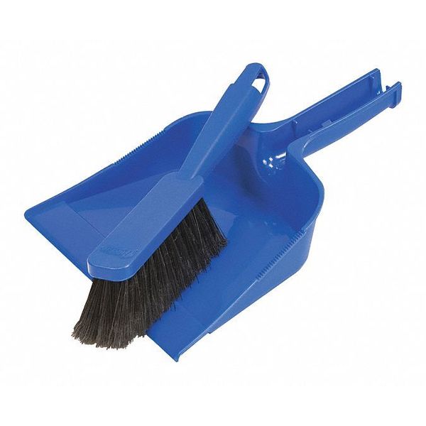 Plastic Blue Color Dust Cleaning Brush With Long Handle For