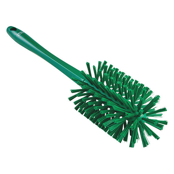 Vikan | Ultra-Slim Cleaning Brush with Long Handle Green