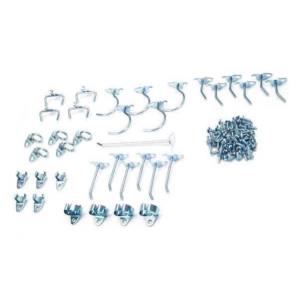 Triton Products 36 pc. Steel Pegboard Hook Assortment for 1/8 In. and 1/4 In. Pegboard 76936