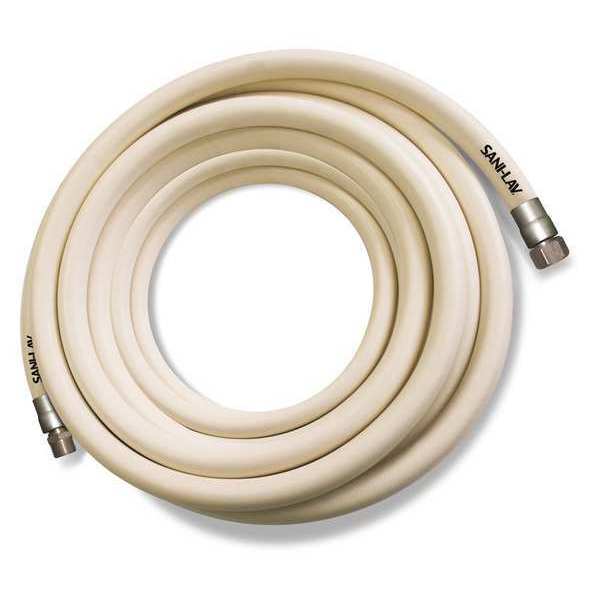 Sani-Lav 1-1/8" Washdown Hose 100 ft, EPDM H100W3