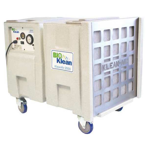 Bioklean HEPA Negative Air Machine, 15 Amps, 31" H GK2000