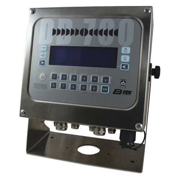 B-Tek Indicator, 400,000 lb., Digital, LCD DD700i