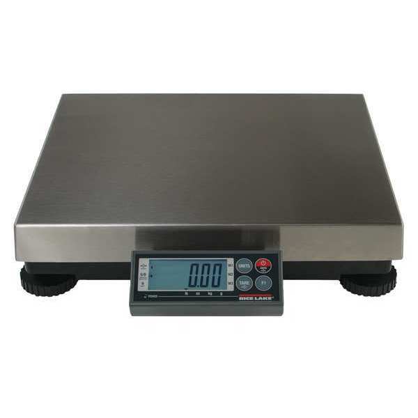 Rice Lake Weighing Systems Digital Bench Scale Platform 75kg/150 lb. Capacity, 14-1/2" x 14" BP-1214-75S