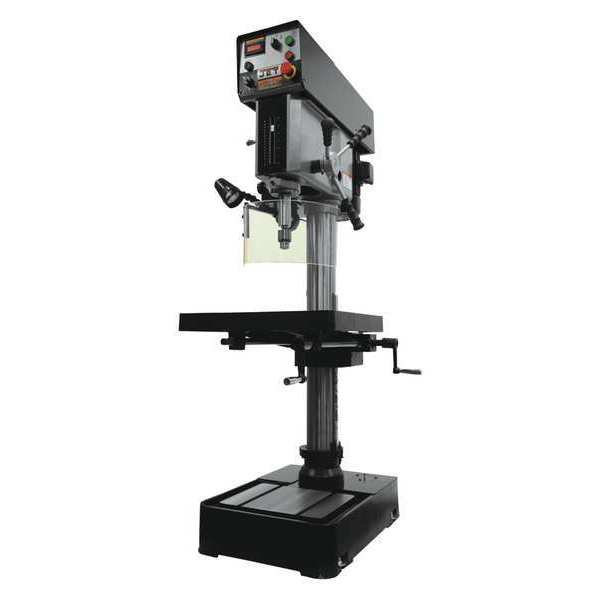 Jet Floor Drill Press, Belt Drive, 2 hp, 230 V, 20 in Swing, Variable Speed JDP20VST