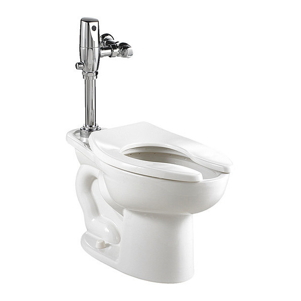 American Standard Madera DualFlushEverCleanToiletWh, 1.1 to 1.6 gpf, Flushometer Dual Flush, Floor Mount, Elongated 3461.576.020