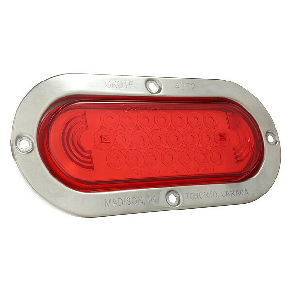 Grote Stop/Tail/Turn Lamp, Oval, LED, SS 53972