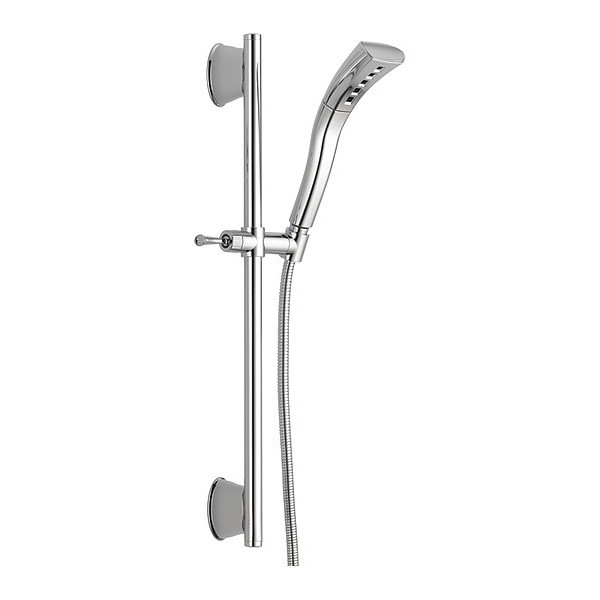 Delta Faucet, 1-Setting Slide Bar Hand Shower, Chrome 51579