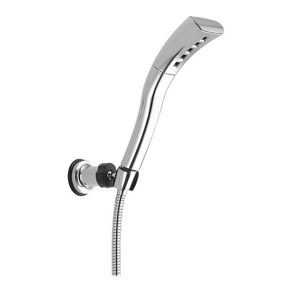 Delta Faucet, 1-Setting Adjustable Hand Shower, Chrome, Wall 55421