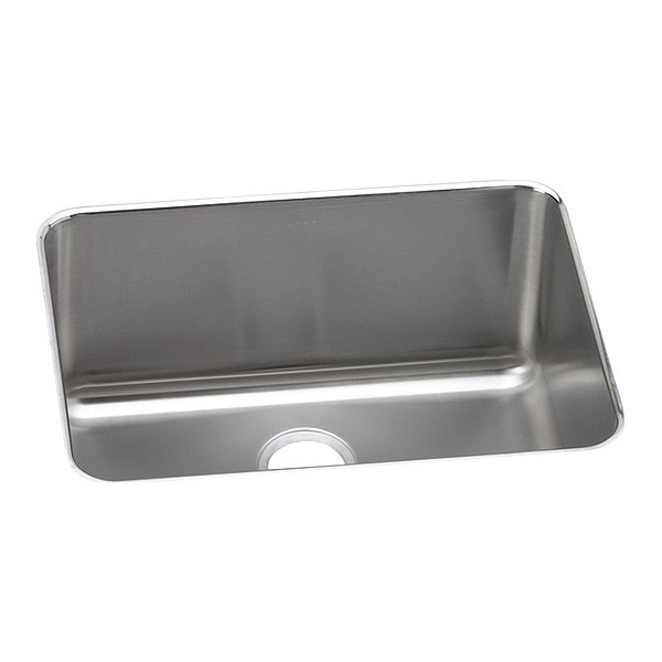 Elkay Sink, Undermount Mount, 0 Hole, Lustrous Satin Finish ELUH231712