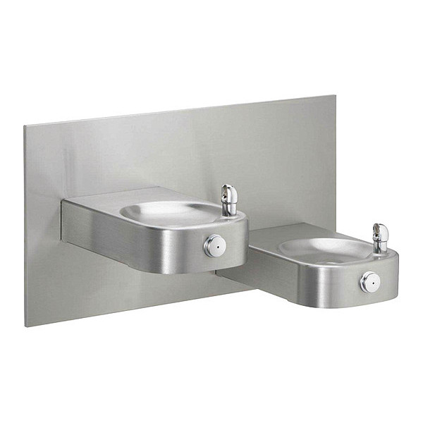 Elkay Wall Mount, Yes ADA, 2 Level Drinking Fountain EHWM17FPK