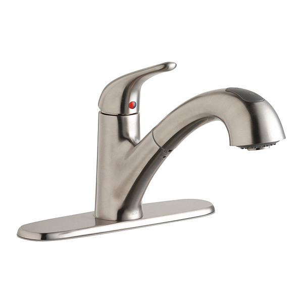 Elkay Lever Handle, Single Hole Only Mount, Residential 1 Hole Faucet, Sngl, Levr LK5000LS