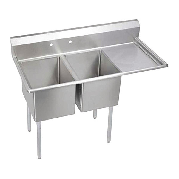 Elkay Sink, Scullery Mount, 1 Set, On Center Hole, #4 Finish Finish 2C18X18-R-24X