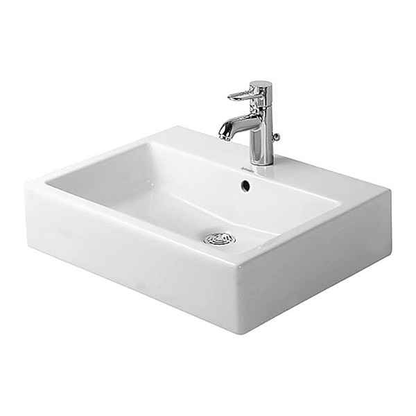 Duravit Lavatry, Above Cntr, Rctngl, 19-5/8x18-1/2" 04525000001