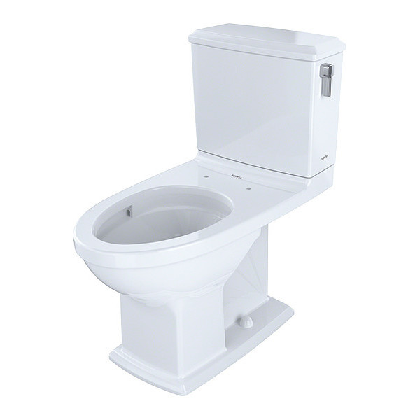 Toto Toilet, 0.9/1.28 gpf, Dual Flush, Floor Mount, Elongated, Colonial White CST494CEMFRG#01
