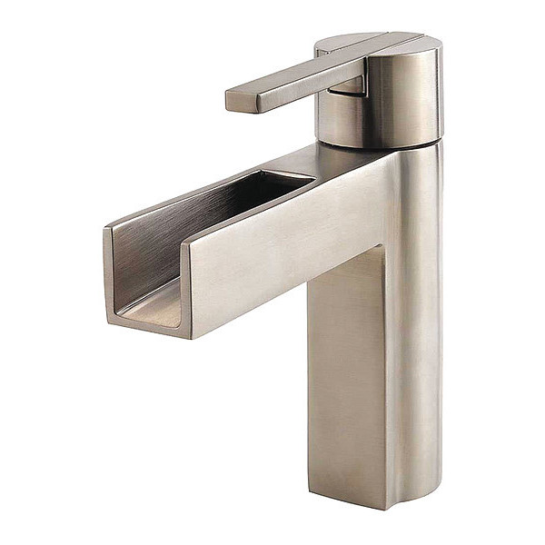 Pfister Single Handle 4" Mount, 1  or 3 Hole Bathroom Faucet, Brushed Nickel LF-042-VGKK
