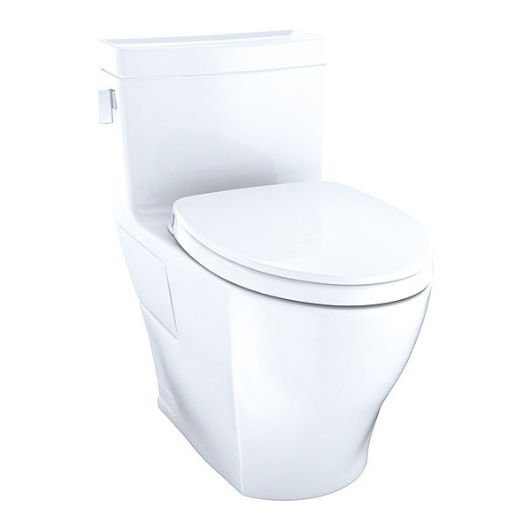 Toto Toilet, 1.28 gpf, Tornado Flush, Floor Mount, Elongated, Cotton MS624124CEFG#01