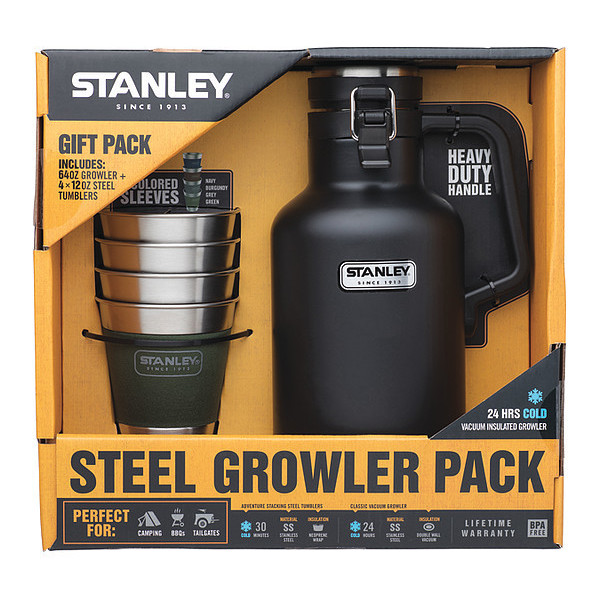 Stanley Outdoor Growler Set, Matte Black/Multi 10-02116-019