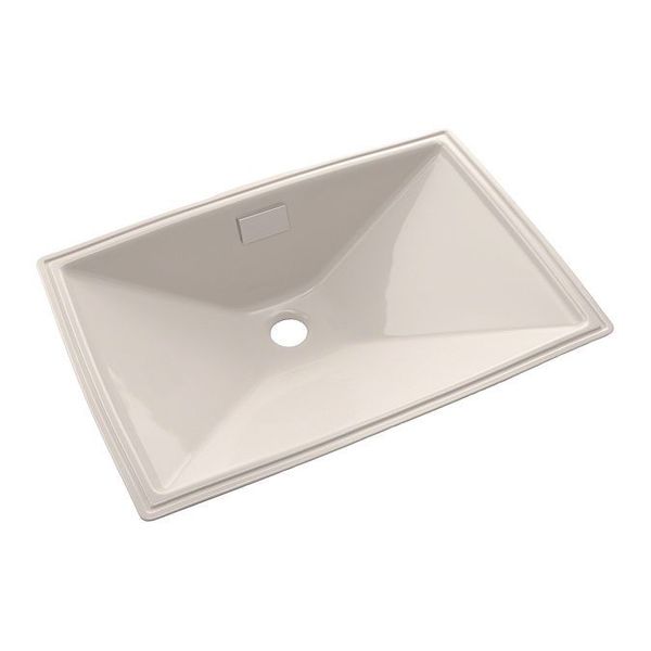 Toto Bathroom Sink, Lloyd, Rectangle, Beige LT931#12