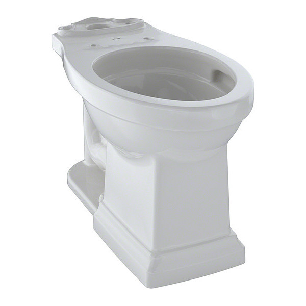 Toto Toilet Bowl, 1.0 gpf, Floor Mount, Elongated, Colonial White C404CUFG#11