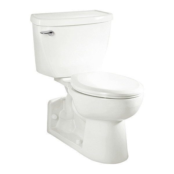 American Standard Yrkville 1.1GPF Fwise ElongToiletWh, 1.1 gpf, Pressure Assist Tank, Floor Mount, Elongated, White 2876.100.020