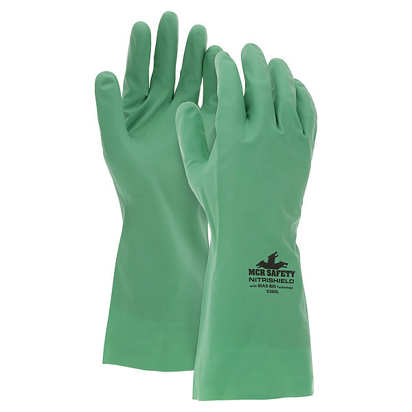 Mcr Safety Chemical Resistant Gloves, XL, PK12 5380XL