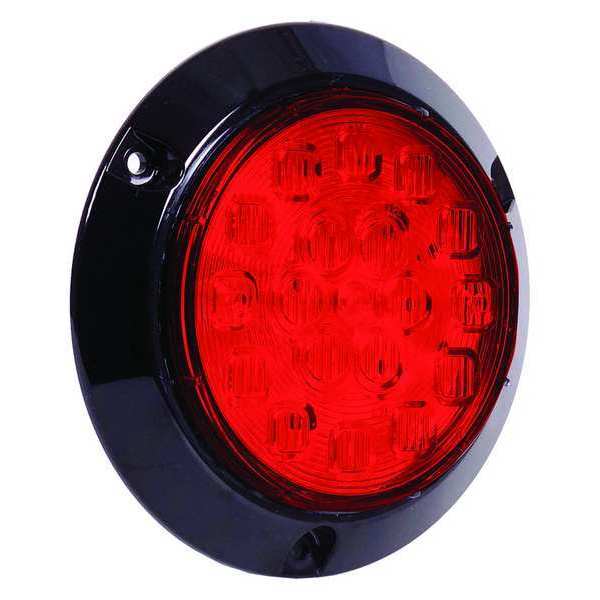 Maxxima Stop/Turn/Tail Light, Red, 3/4" D, 140mA M42321R