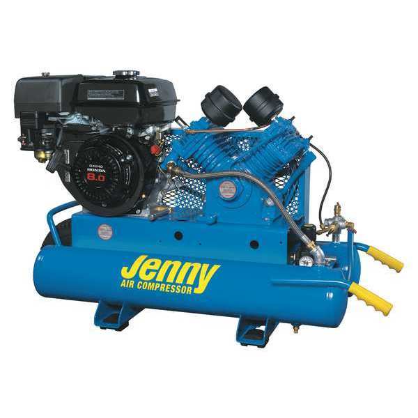 Jenny Gas Air Compressor, 8 gal. Tank, 9.0 HP G9HGA-8P